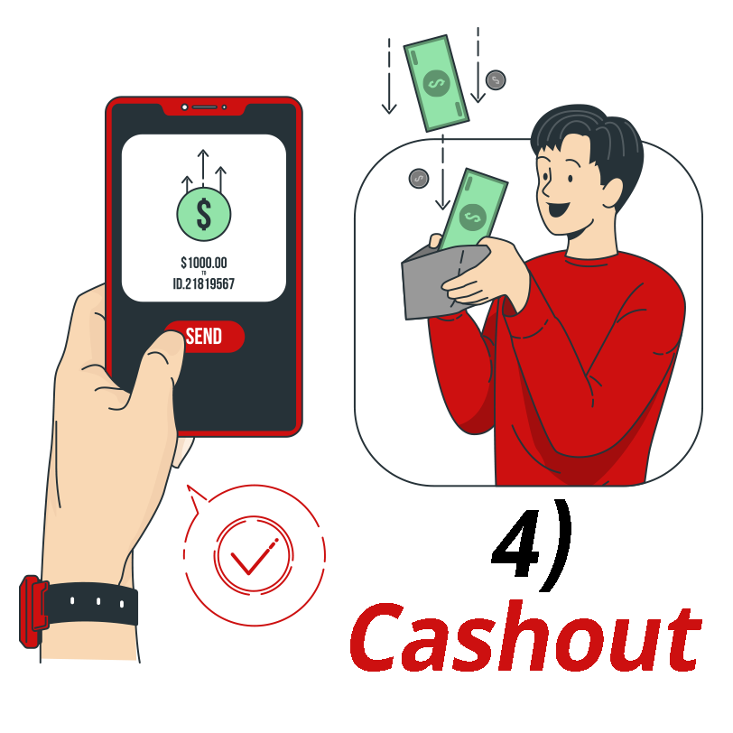 Cash out with DONE EXPRESS