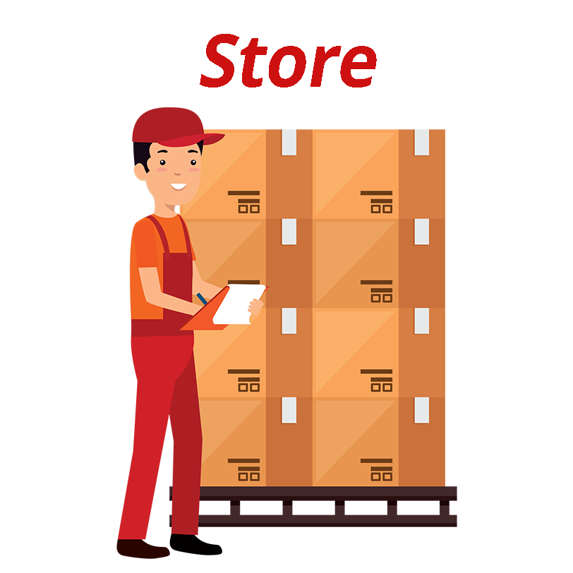 Store products with DONE EXPRESS