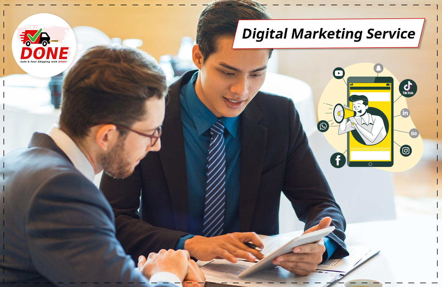 Digital marketing to increase sales and profits with DONE EXPRESS